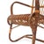 Armchair in Rattan, 1950s For Sale - Image 13 of 14