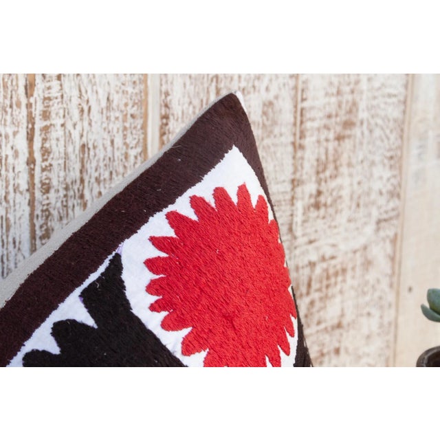 Nargiza Gul Suzani Lumbar Pillow For Sale In Los Angeles - Image 6 of 11