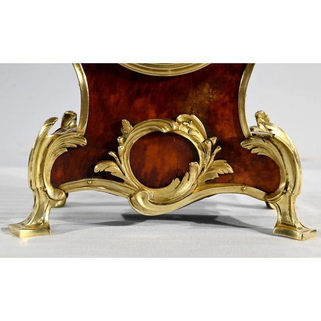 2nd Half 19th Century Bronze and Painted Wood Mantel Set from Vincenti & Cie, Set of 3 For Sale - Image 14 of 18