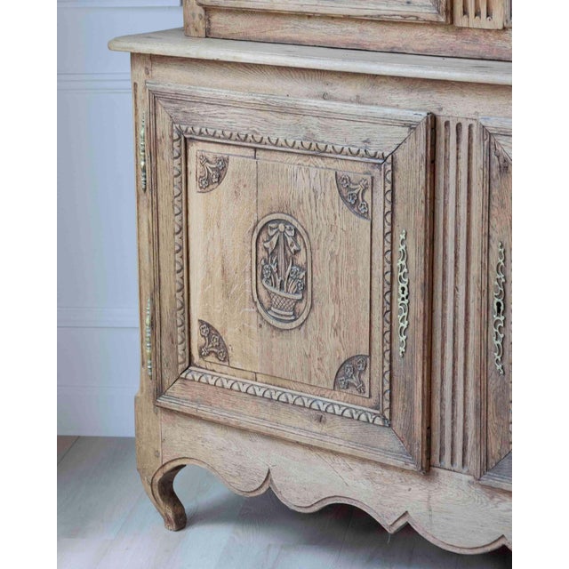 Early 19th Century Norman Carved Oak Two-Part Sideboard For Sale - Image 12 of 12