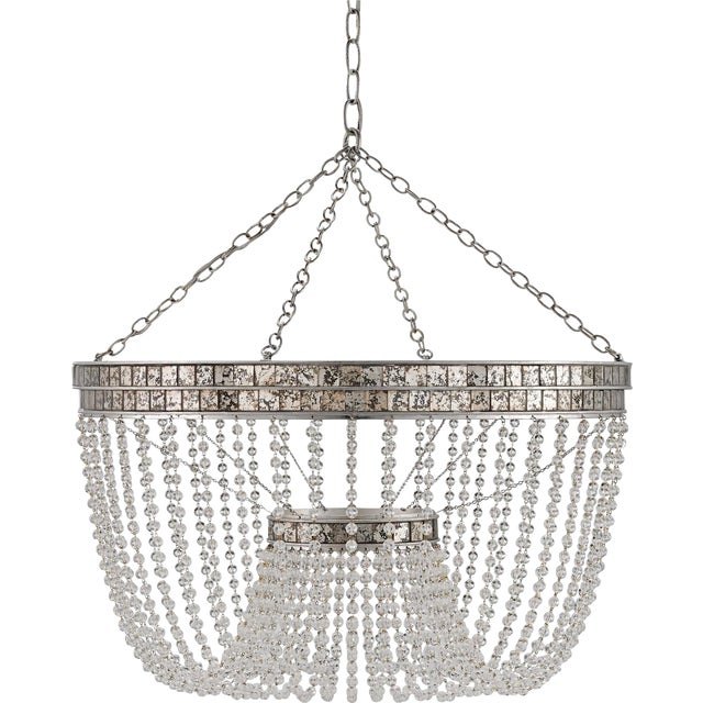Currey & Company 8-Light Highbrow Chandelier For Sale