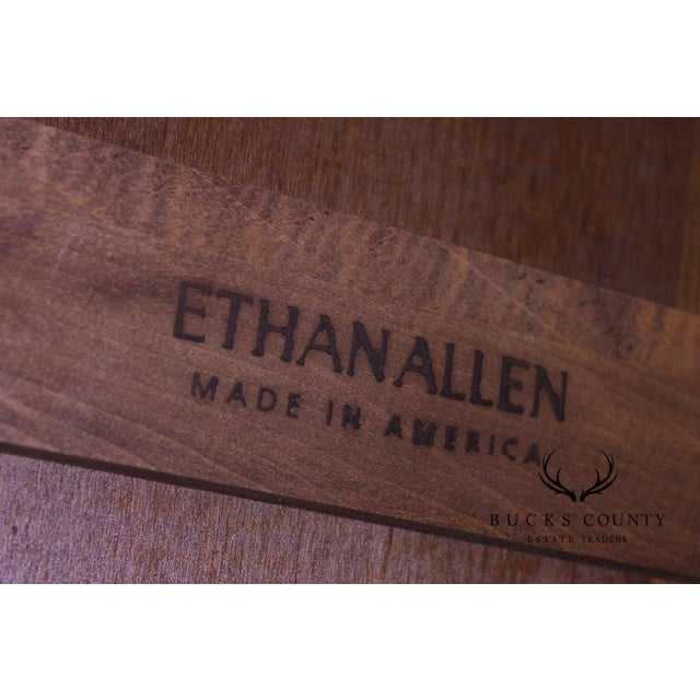 Ethan Allen 'British Classics' Extendable Dining Table For Sale - Image 9 of 16