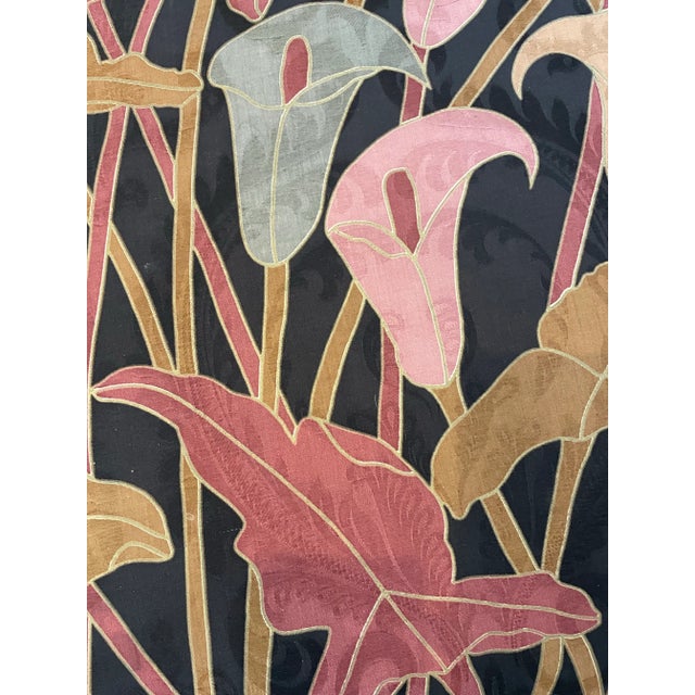 Metal Vintage Dia Brass & Upholstered Waterfall Bench – Art Deco Revival / Postmodern, 1980s For Sale - Image 7 of 10