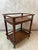 Wooden Rolling Serving Cart, 1940s For Sale - Image 11 of 11