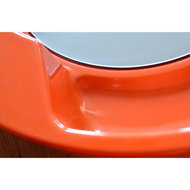 Mirror with Shelf by Jean-Pierre Vitrac for Editions Chabrieres, 1970s For Sale - Image 6 of 9