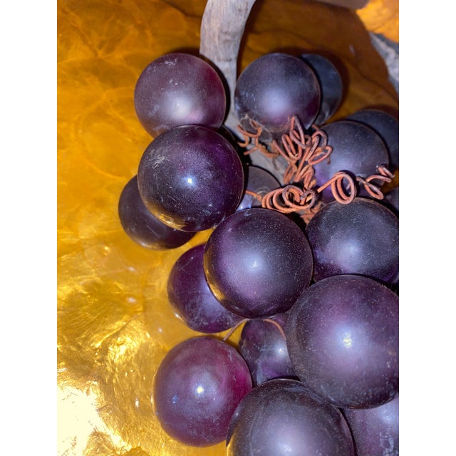 Lucite Grapes .Vintage Lucite Grape Cluster. Lucite Grape Cluster For Sale - Image 11 of 12