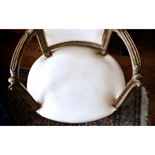 Early 19th Century Early 19th Century Italian Neoclassical Fauteuil For Sale - Image 5 of 10