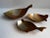 Circa 1960s Mexican Mixed Metals Footed Dish & Ashtrays - Set of 3 For Sale - Image 4 of 9