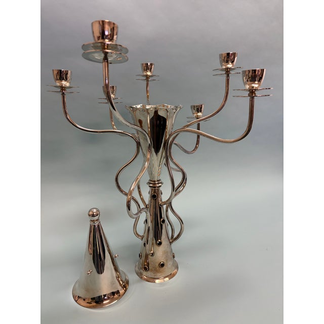 Silver Simon Candlestick by Bořek Šípek for Driade, 1980s For Sale - Image 8 of 11
