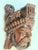 Mid 19th Century Pair of Vintage Balinese Rama & Sita Hand-Carved Wood Theatrical Wall Masks For Sale - Image 5 of 15
