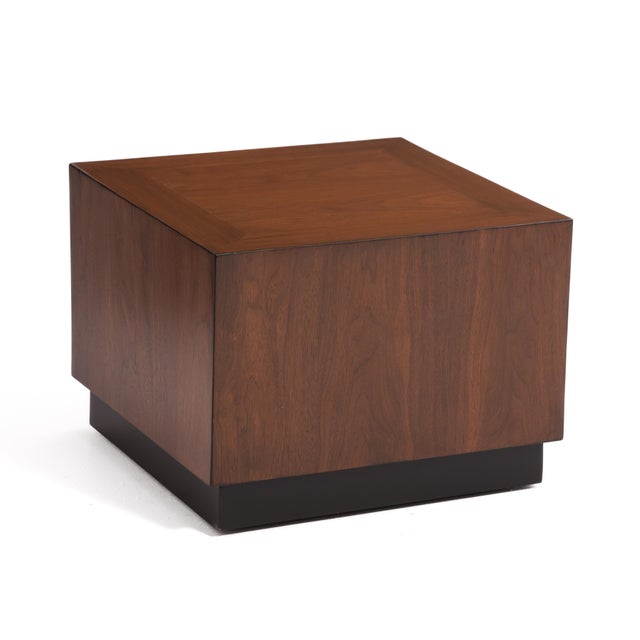 Mid-Century Modern Mid Century Square Cube Table Plinth Baser Castors Adrian Pearsall Milo Baughman For Sale - Image 3 of 12