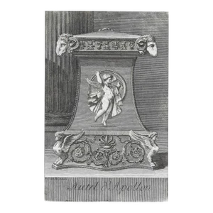 Antique Altar of Apollo Neoclassical Engraving