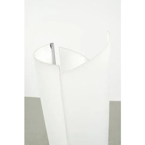 Glass Arianna Floor Lamp by Bruno Gecchelin for Oluce For Sale - Image 7 of 12