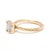 David Yurman .15ctw Diamond Engagement Ring, 18k Yellow Gold, Ring Size 5 For Sale - Image 4 of 6