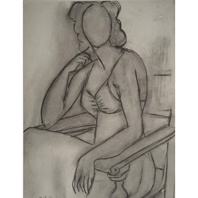 Henri MATISSE (1869-1954)(after) Female intimacy, 1943 Lithograph after a drawing by the artist (Fabiani workshop) Signed...