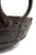 Oxblood Red Vintage Round Hand Hammered Metal Bowl W/ Two Handles For Sale - Image 8 of 10