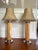 Mid-Century Modern 1970s Mid Century Pencil Reed Chrome Table Lamps- a Pair For Sale - Image 3 of 13