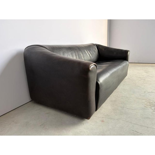 Brown DS47 Three-Seater Sofa from de Sede, 1960s For Sale - Image 8 of 14