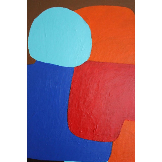 Two figures meet, overlap, and stand together—faceless, devoid of detail, yet with an almost palpable sense of presence....