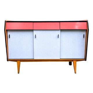 Wood and Formica Sideboard, 1970s For Sale