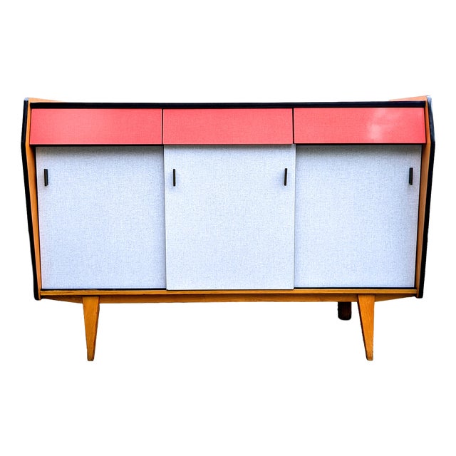 Wood and Formica Sideboard, 1970s For Sale