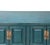 Asian Style Distressed Rustic Teal Blue Low Tv Console Table Cabinet For Sale - Image 16 of 16