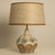 1970s Blue Brown Ceramic Table Lamp with Silk Lamp Shades attributed to R. Houben, 1970 For Sale - Image 5 of 17