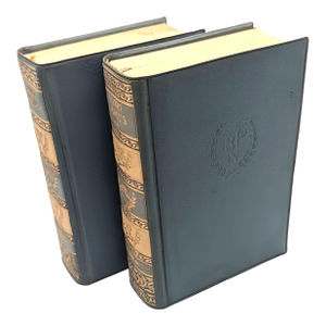1950's Spanish-Language Books: "Albert Camus: Premio Nobel 1957", 2 Bound Volumes