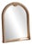 Art Deco Style Powder Pink Arched Wall Mirror with Moulded Frame, 1980s For Sale