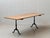 Classic Cherrywood Coffee Table with Cast Iron Legs from Horgenglarus For Sale - Image 13 of 17