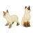 Siamese Cat Figurines in Glazed Ceramic, Japan, 1950s, Set of 2 For Sale - Image 6 of 14
