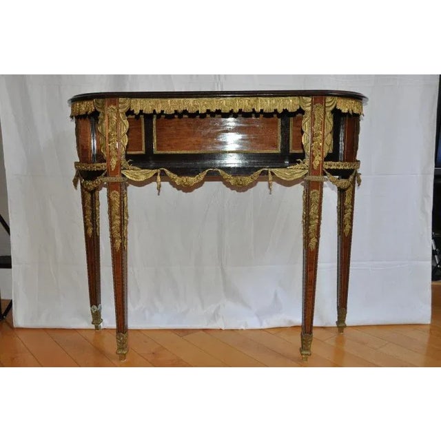 (YOU CAN MAKE REASONABLE OFFERS.) This is a rare and collectible Louis XVI style console desserte from the 2nd half of the...
