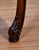 1940s Pair of English Chippendale Carved Mahogany Side Tables / End Tables For Sale - Image 14 of 18