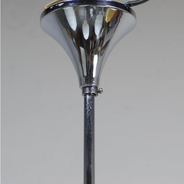 Italian Chrome-Plated Chandelier, 1970s For Sale - Image 4 of 8