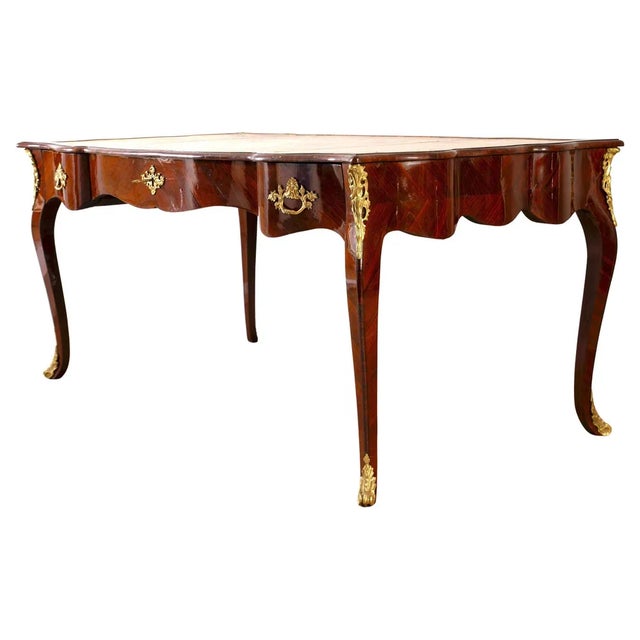 French Mahogany Writing Desk, 19th Century For Sale - Image 10 of 10