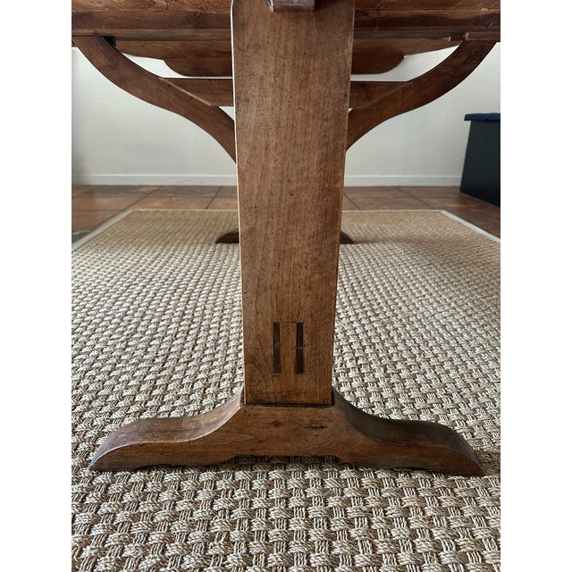 19th-Century French Provincial Oval Tilt-Top "Vendange" Wine Tasting Table For Sale - Image 15 of 15