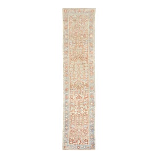 Floral Antique Persian Heriz Runner rug no. j5320 For Sale