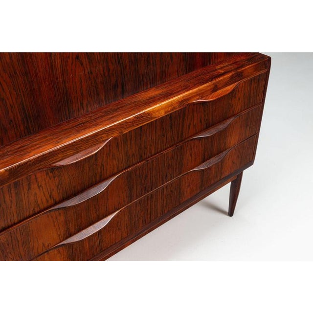Secretaire in Santos Rosewood by Erling Torvits for Klim Mobelfabrik, Denmark, 1960 For Sale - Image 16 of 18