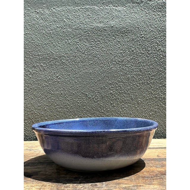 Mid-Century Modern Vintage Original Studio Pottery Bowl For Sale - Image 3 of 12