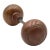 Vintage Pair of Concentric Bronze Passage Door Knobs For Sale