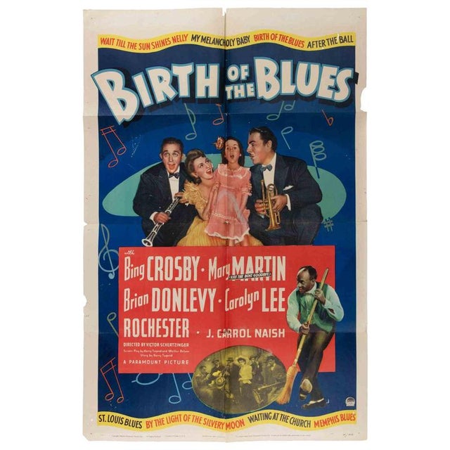 1940s Vintage Birth of the Blues Poster, USA, 1941 For Sale - Image 5 of 5