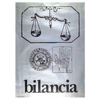 Sergio Barletta, Zodiac Sign: Libra, Offset, 1973 For Sale