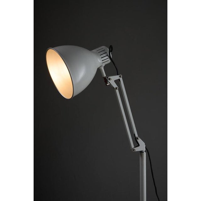 White All-White Arma Adjustable Floor Lamp from Metalarte, 1970s For Sale - Image 8 of 10
