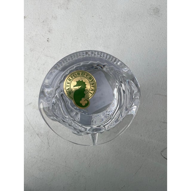 Beautiful Waterford Crystal Figure of a snowman. Measures 4" x 3" and stands 6" tall. New in original box. Estate find...