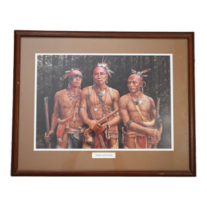1990s Robert Griffing "Brothers of the Forest" Signed Limited Edition Lithograph