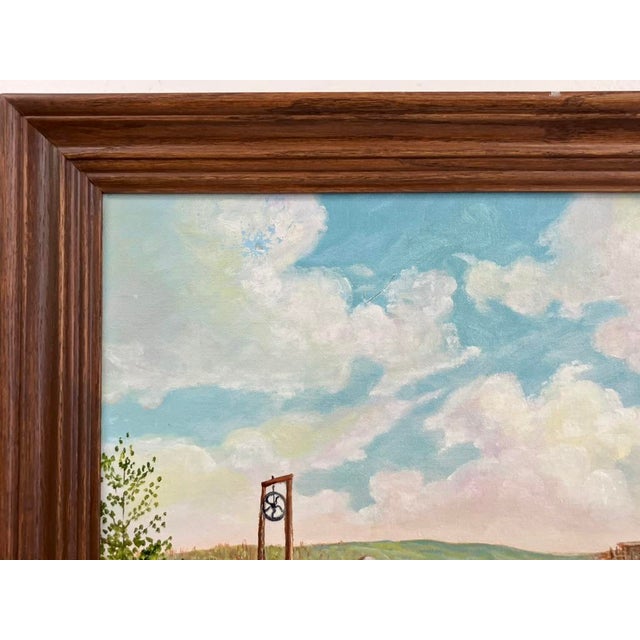 Olive Olive Humphrey – “P. W. Dickson Home” Original Oil on Panel, 1975 For Sale - Image 8 of 14