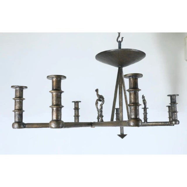 Tom Corbin Eight Candles Chandelier by Tom Corbin For Sale - Image 4 of 13