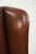 Sheepskin Wing Armchair with Black Piping For Sale - Image 14 of 18