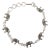 Carat&her 925 Sterling Tribal Style 7.5 Inch Bracelet With Elephant Carvings For Sale