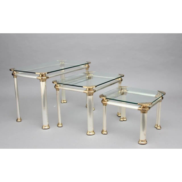 Mid-Century Nesting Tables, 1960s, Set of 3 For Sale - Image 9 of 11